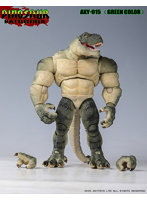 AXYTOYS ダイナソー・バトルフィールドシリーズ ティラノサウルス 1/9スケール可動フィギュア AXY-015（グリーン）