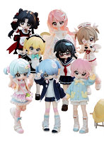 Unveiled Door 鍵の精霊シリーズ BJDブラインドドール （全6種＋2） 1BOX:6個入