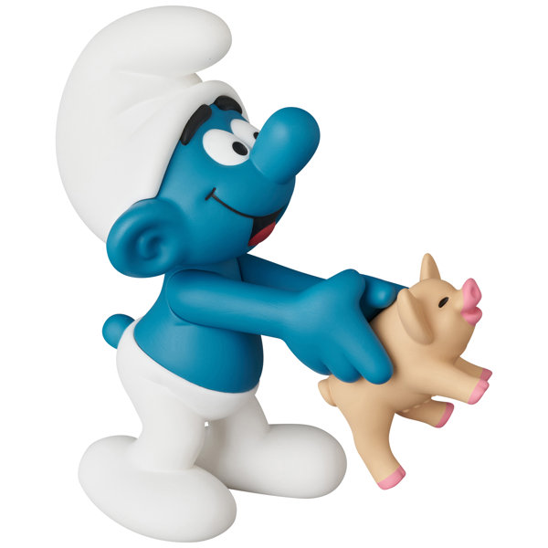 UDF THE SMURFS SERIES 3 SMURF With PIGのサムネイル画像