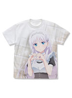 Summer Pockets 描き下ろし 鳴瀬しろは フルグラフィックTシャツ ご奉仕メイドVer. ホワイト M