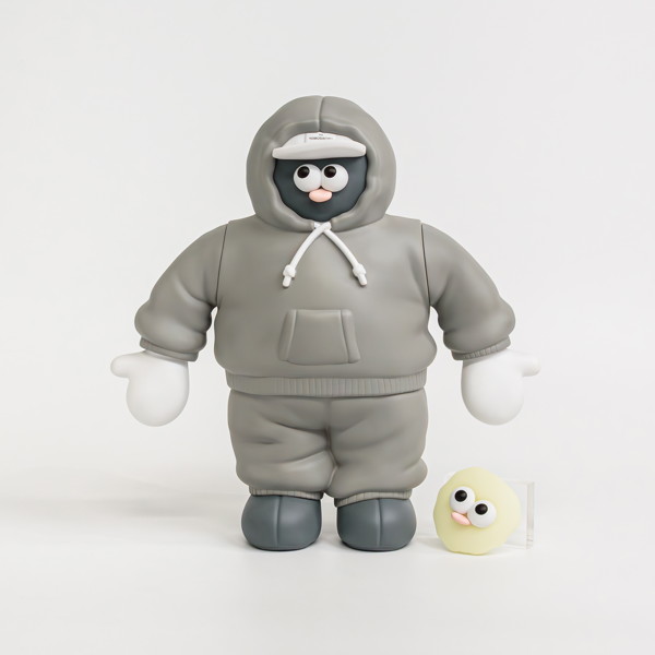 【再販】#2 スウェットを着たソフビのトモダチ!
