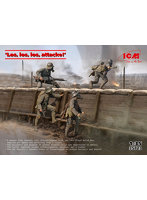 35723 1/35 WWI ドイツ陸軍突撃部隊（4体セット）