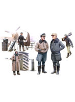 48086 1/48 ドイツ空軍 パイロット＆グランドクルーセット （冬季ユニフォーム）