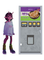 SP691 1/12 「銀河特急 ミルキー☆サブウェイ」 レトロ自販機（えきべん）