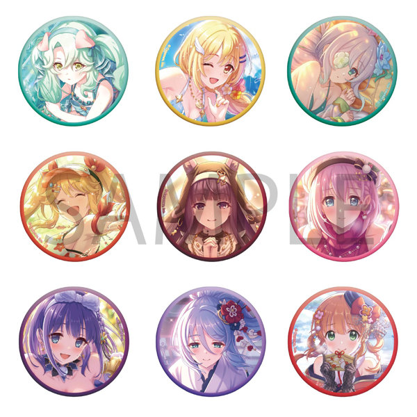 【BOX販売】プリンセスコネクト！Re:Dive キャラバッジコレクション D（1BOX=9個入）