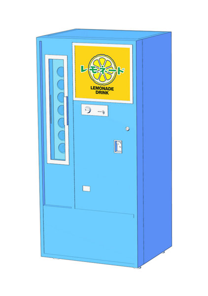 FA16 1/12 レトロ自販機（瓶ジュース）