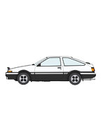 HC71 1/24 トヨタ スプリンター トレノ AE86 GT APEX 前期型 (1983)