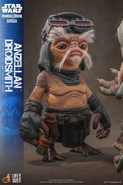 【ライフサイズ・マスターピース】 『スター・ウォーズ/マンダロリアン・アンド・グローグー』1/1スケールフィギュア アンゼラ人（ドロイド修理屋）