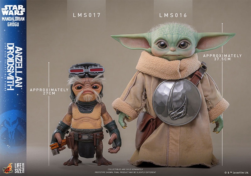 【ライフサイズ・マスターピース】 『スター・ウォーズ/マンダロリアン・アンド・グローグー』1/1スケールフィギュア アンゼラ人（ドロイド修理屋）