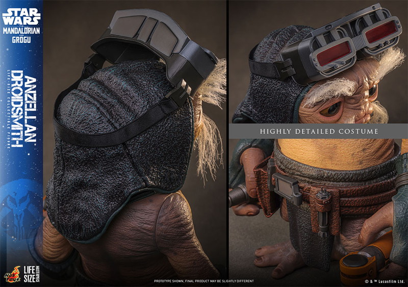 【ライフサイズ・マスターピース】 『スター・ウォーズ/マンダロリアン・アンド・グローグー』1/1スケールフィギュア アンゼラ人（ドロイド修理屋）