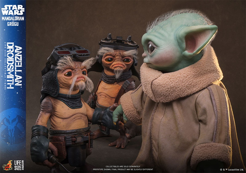 【ライフサイズ・マスターピース】 『スター・ウォーズ/マンダロリアン・アンド・グローグー』1/1スケールフィギュア アンゼラ人（ドロイド修理屋）