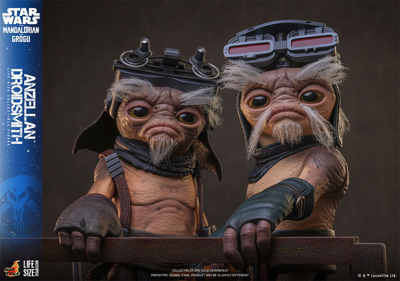 【ライフサイズ・マスターピース】 『スター・ウォーズ/マンダロリアン・アンド・グローグー』1/1スケールフィギュア アンゼラ人（ドロイド修理屋）