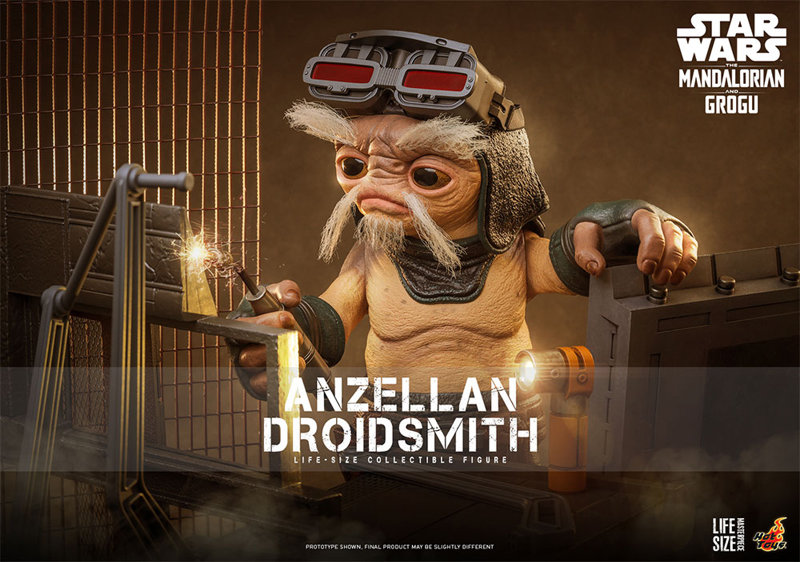 【ライフサイズ・マスターピース】 『スター・ウォーズ/マンダロリアン・アンド・グローグー』1/1スケールフィギュア アンゼラ人（ドロイド修理屋）のサムネイル画像