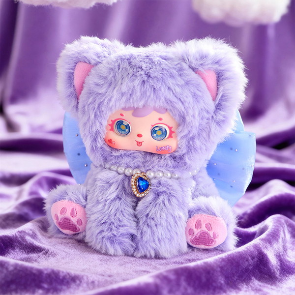 MEI YI YOU ART TOY Samuel ベルベットレインボーキャットシリーズ トレーディングプラッシュ（1BOX=6個入）