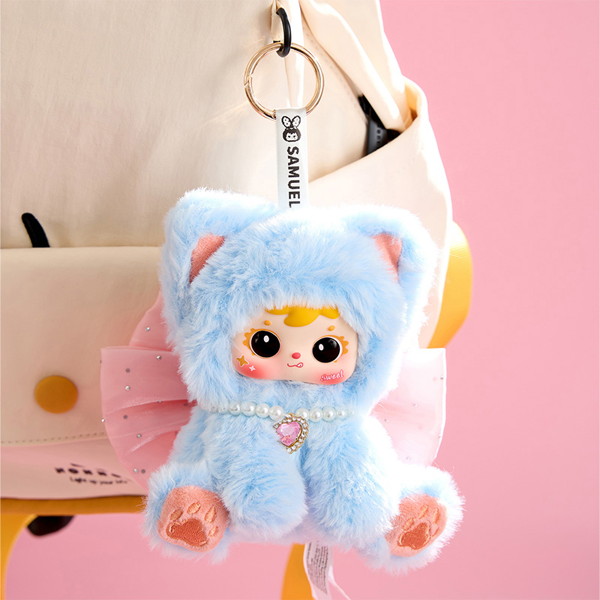 MEI YI YOU ART TOY Samuel ベルベットレインボーキャットシリーズ トレーディングプラッシュ（1BOX=6個入）