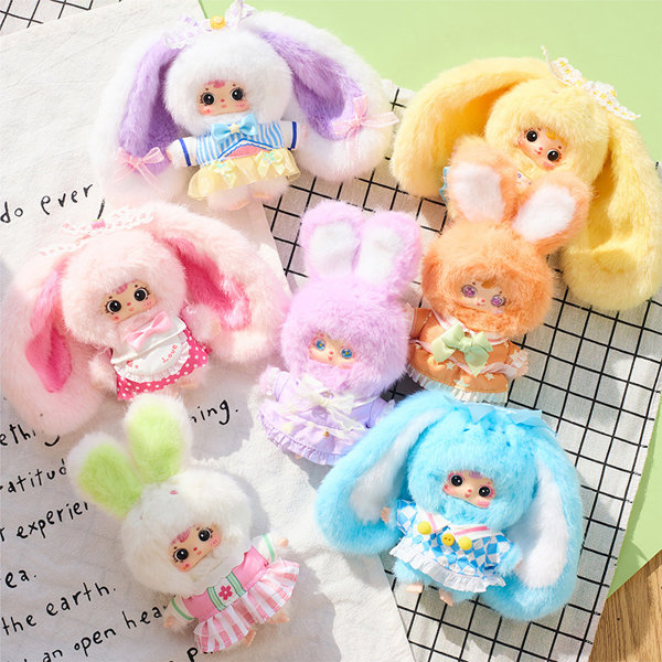 MEI YI YOU ART TOY Samuel 花畑のバニーシリーズ トレーディングプラッシュ（1BOX=6個入）のサムネイル画像