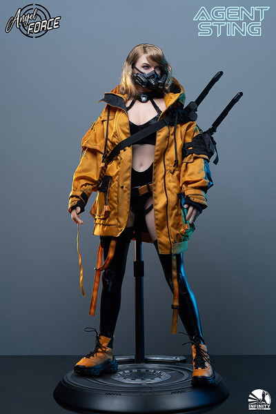 Infinity Studio Angel Force- Agent Sting 可動式 シリカゲルフィギュア