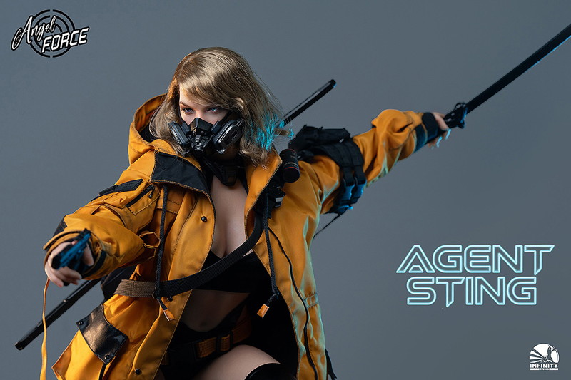 Infinity Studio Angel Force- Agent Sting 可動式 シリカゲルフィギュア