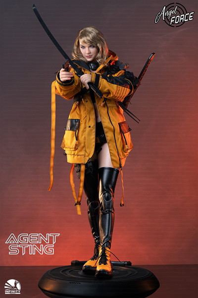 Infinity Studio Angel Force- Agent Sting 可動式 シリカゲルフィギュア