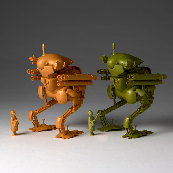 ARTPLA マシーネンクリーガー 陸戦ガンス（2機セット）＆エディ・アムゼル