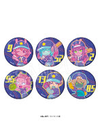 【BOX販売】銀河特急 ミルキー☆サブウェイ トレーディング グリッター缶バッジ Baseball ver. （全6種） 1BOX:6個入