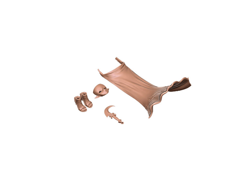 道奇虎（ダウチーフー） Yufiria（ユフィリア） 魔化初期段階 1/12スケール可動フィギュア オプションパーツのサムネイル画像