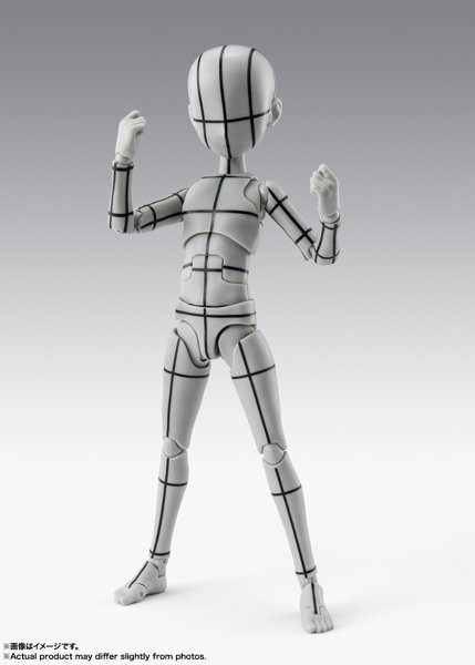 S.H.Figuarts ボディくん -杉森建- Edition-ワイヤーフレーム-(Gray Color Ver.) ボディくん / ボディ...