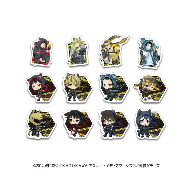 【BOX販売】デュラララ！！×2 ランダム ステッカー アニマルサイバーVer.（1BOX=12個入）