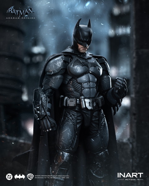 バットマン（バットマン:アーカム・ビギンズ）バトルダメージ ver. アクションフィギュア