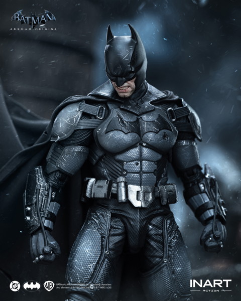 バットマン（バットマン:アーカム・ビギンズ）バトルダメージ ver. アクションフィギュア
