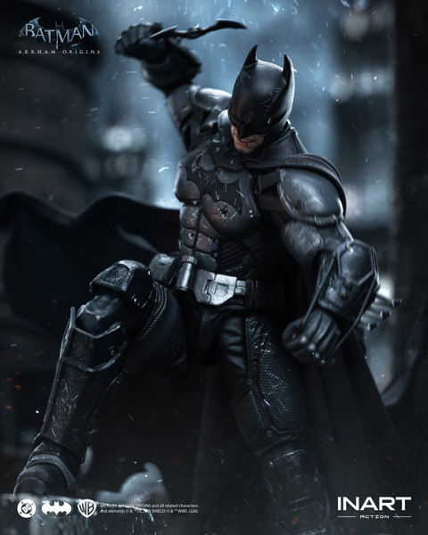 バットマン（バットマン:アーカム・ビギンズ）バトルダメージ ver. アクションフィギュア