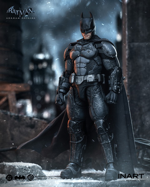 バットマン（バットマン:アーカム・ビギンズ）バトルダメージ ver. アクションフィギュア