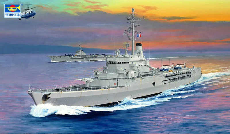 05636 1/350 フランス海軍 ヘリコプター航空母艦 ジャンヌ・ダルク 1964
