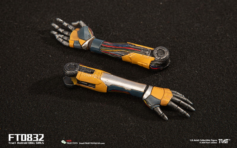 トゥルーワントイズ 1/6スケール アクションフィギュア アンドロイド・ビル ホワイトヘア