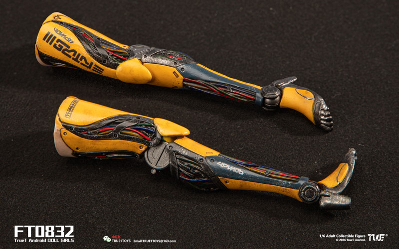 トゥルーワントイズ 1/6スケール アクションフィギュア アンドロイド・ビル ホワイトヘア