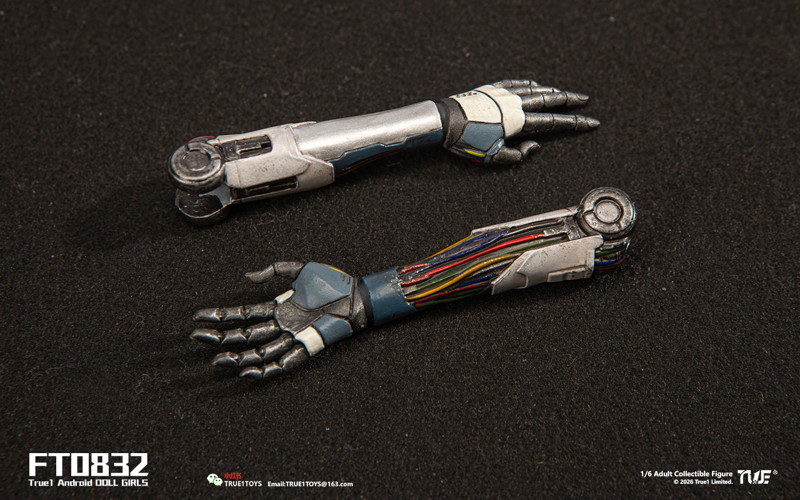 トゥルーワントイズ 1/6スケール アクションフィギュア アンドロイド・ビル ブラックヘア