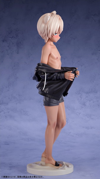 水着の褐色ケモ耳男子 ラオル 1/6スケール塗装済み完成品フィギュア