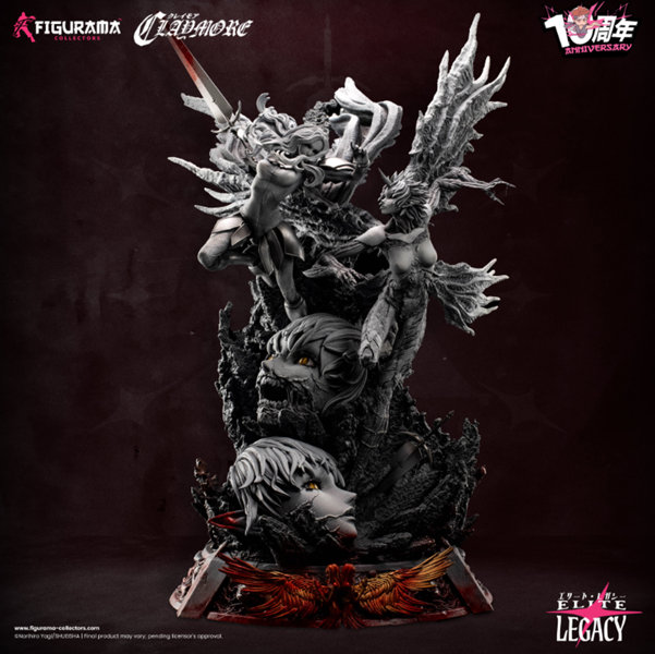 CLAYMORE-テレサ vs プリシラ 10周年記念エディション スタチュー