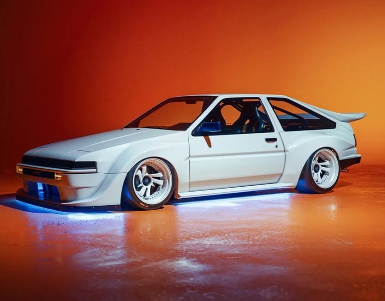 トヨタ スプリンター トレノ AE86 Khyzyl Saleem （ホワイト）