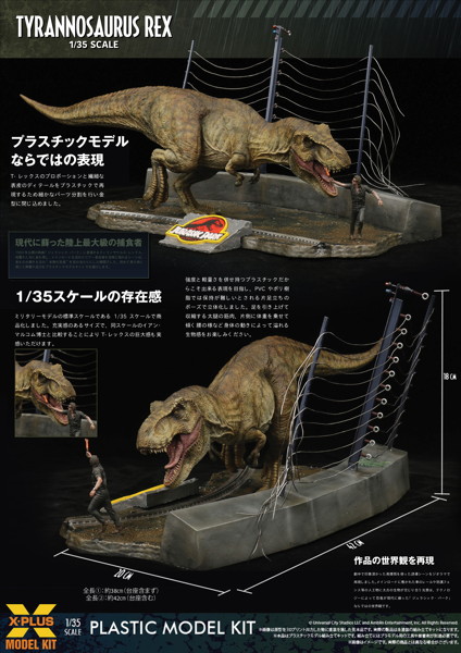 ティラノサウルス・レックス プラスチックモデルキット