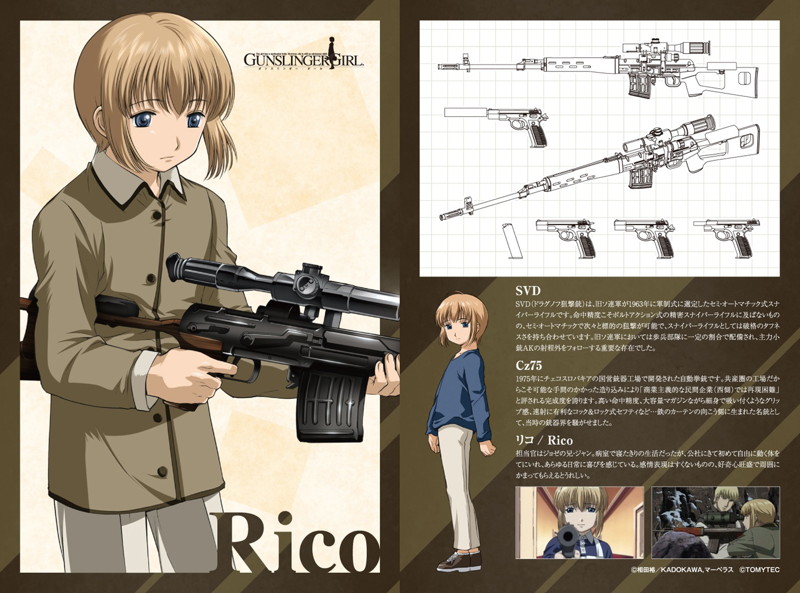 ［LA-GG02］ガンスリンガー・ガール リコ SVD・Cz75タイプ