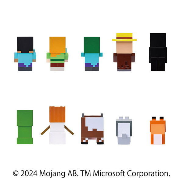 （再販）MINECRAFT マインクラフト ソフビパペットマスコット