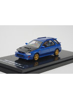 SUBARU Impreza Wagon WRX STi Ver. VI Customized Rally Blue/Carbon Fiber Bonnet