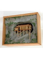 三佛寺 投入堂 1/75 建築