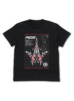 戦闘妖精雪風 メイヴ‘雪風’ ジャム・センスジャマー 蓄光Tシャツ ブラック S