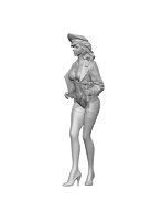 ［MM396］1/35 将校服を羽織ったリンダ 将校帽バージョン