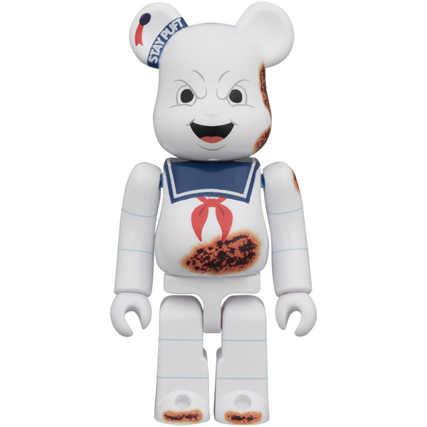 BE@RBRICK STAY PUFT MARSHMALLOW MAN ’ANGRY FACE’ ＆ NO GHOST 100％ 2PCS SET