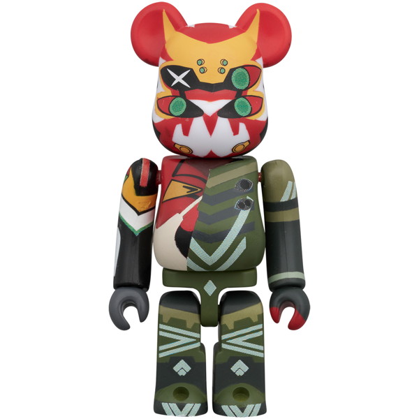 BE@RBRICK エヴァンゲリオン新2号機α ＆ エヴァンゲリオン8号機β 臨時戦闘形態 100％ 2PCS SET