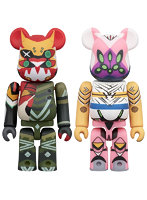 BE@RBRICK エヴァンゲリオン新2号機α ＆ エヴァンゲリオン8号機β 臨時戦闘形態 100％ 2PCS SET