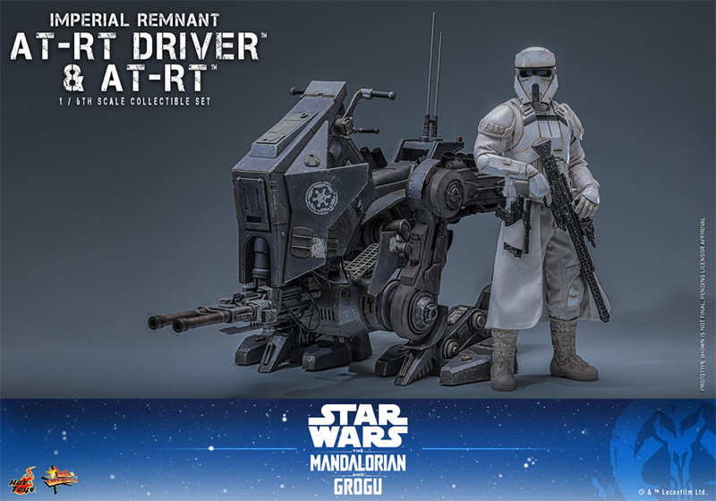 【ムービー・マスターピース】『スター・ウォーズ/マンダロリアン・アンド・グローグー』1/6スケールフィギュア インペリアル・レムナント AT-RTドライバー＆AT-RT